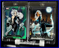 2025 Cosmos Black Cat Parallel 5/45 Kakawow. 1992 Marvel Masterpiece Jusko Auto