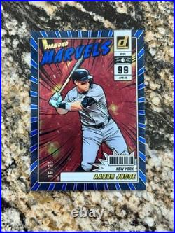2025 Donruss Baseball Aaron Judge Diamond Marvels blue explosion /35 2025 Donruss Baseball Aaron Judge Diamond Marvels blue explosion /35