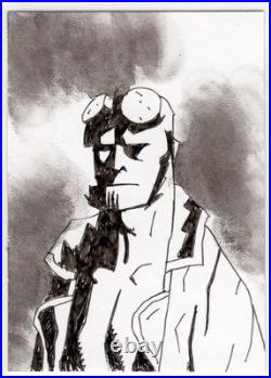 2025 Hellboy 1/1 Custom Sketch Card Autograph By GARY SHIPMAN 2025 Hellboy 1/1 Custom Sketch Card Autograph By GARY SHIPMAN