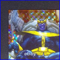 2025 Kakawow Aura Marvel Thanos Script Art Auto Orange Card /75 SSP 2025 Kakawow Aura Marvel Thanos Script Art Auto Orange Card /75 SSP