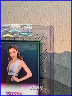 2025 Leaf Vivid Gal Gadot #VC-GG1 Acetate Auto /3 Bookend SSP