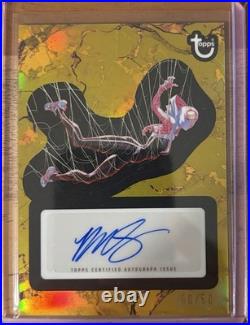 2025 Marvel- Ghost Spider- 4 Card Lot- Must Have Gold /50 Artist Auto