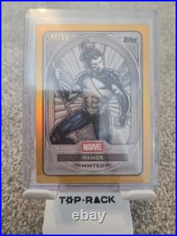 2025 Marvel Mint Namor Gold SSP #48/50 Super Short Print Rare