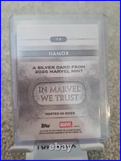 2025 Marvel Mint Namor Gold SSP #48/50 Super Short Print Rare 2025 Marvel Mint Namor Gold SSP #48/50 Super Short Print Rare