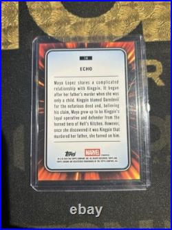 2025 Marvel Topps Chrome Echo Red Wave Refractor /5 RARE HARD TO FIND