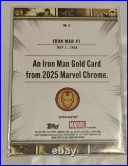 2025 Marvel Topps Chrome #IM-3 The Invincible Ironman SUPERFRACTOR 1/1 2025 Marvel Topps Chrome #IM-3 The Invincible Ironman SUPERFRACTOR 1/1