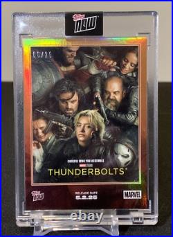 2025 Marvel Topps NOW Thunderbolts GOLD FOIL #d /25