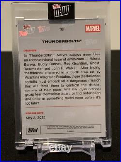 2025 Marvel Topps NOW Thunderbolts GOLD FOIL #d /25