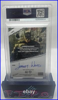 2025 Metal Universe Batman Sketch Robin/Superman -Jeffrey Ward Auto PSA 8