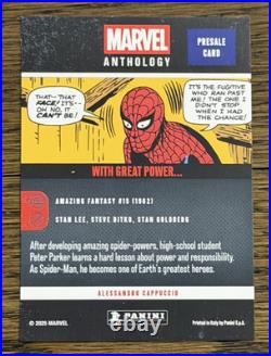 2025 Panini Marvel Anthology SEALED Treasure Hobby Box with Limited Ed. Spider-Man
