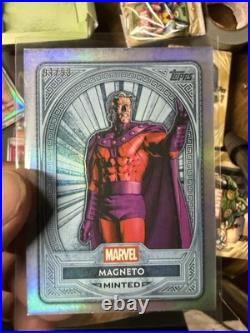 2025 SDCC Topps Marvel Mint Magneto 91/99 On The Platinum Parallel
