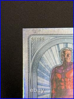 2025 SDCC Topps Marvel Mint Magneto 91/99 On The Platinum Parallel