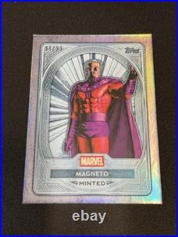 2025 SDCC Topps Marvel Mint Magneto 91/99 On The Platinum Parallel