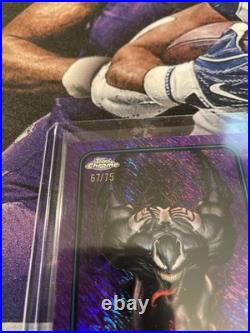 2025 Topps Chrome Marvel #149 Purple Shimmer Refractor Venom /75