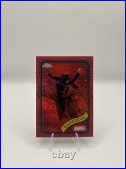 2025 Topps Chrome Marvel #97 Daredevil Red Shimmer Refractor /5 COLOR MATCH