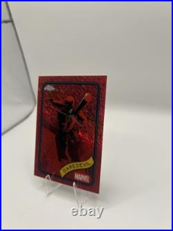 2025 Topps Chrome Marvel #97 Daredevil Red Shimmer Refractor /5 COLOR MATCH