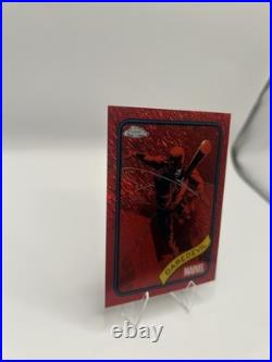 2025 Topps Chrome Marvel #97 Daredevil Red Shimmer Refractor /5 COLOR MATCH