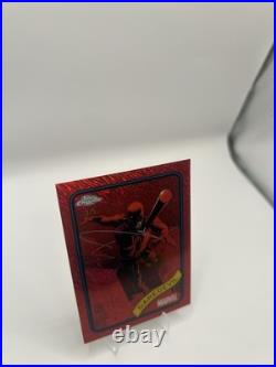 2025 Topps Chrome Marvel #97 Daredevil Red Shimmer Refractor /5 COLOR MATCH