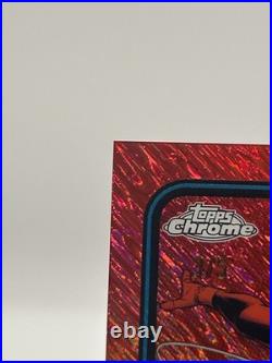 2025 Topps Chrome Marvel #97 Daredevil Red Shimmer Refractor /5 COLOR MATCH