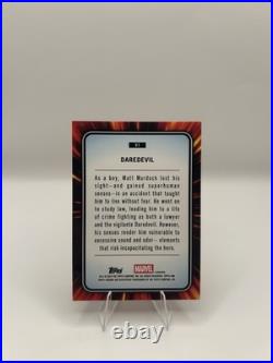 2025 Topps Chrome Marvel #97 Daredevil Red Shimmer Refractor /5 COLOR MATCH