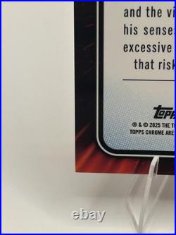 2025 Topps Chrome Marvel #97 Daredevil Red Shimmer Refractor /5 COLOR MATCH