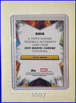 2025 Topps Chrome Marvel Antman 50/50 Facsimiles