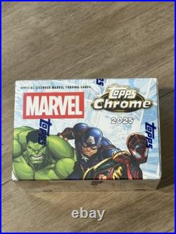 2025 Topps Chrome Marvel Blaster Box Sealed New Lot Of 2 Free Shipping