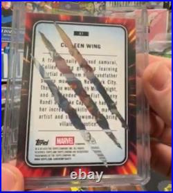 2025 Topps Chrome Marvel Colleen Wing SSP Clawed Chrome Black Refractor 7/10 2025 Topps Chrome Marvel Colleen Wing SSP Clawed Chrome Black Refractor 7/10