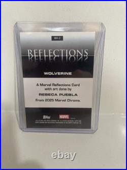 2025 Topps Chrome Marvel Comics Wolverine MR-2 Reflections Refractor Case Hit