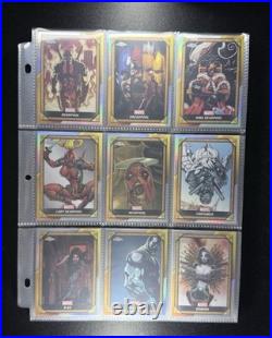 2025 Topps Chrome Marvel DEADPOOL LOT REFRACTORS/NUMBERED/ICONS 90 CARDS