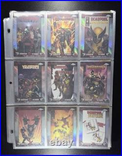 2025 Topps Chrome Marvel DEADPOOL LOT REFRACTORS/NUMBERED/ICONS 90 CARDS