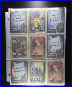 2025 Topps Chrome Marvel DEADPOOL LOT REFRACTORS/NUMBERED/ICONS 90 CARDS