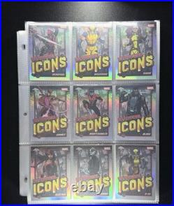 2025 Topps Chrome Marvel DEADPOOL LOT REFRACTORS/NUMBERED/ICONS 90 CARDS