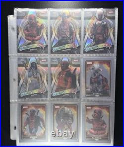 2025 Topps Chrome Marvel DEADPOOL LOT REFRACTORS/NUMBERED/ICONS 90 CARDS