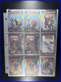 2025 Topps Chrome Marvel DEADPOOL LOT REFRACTORS/NUMBERED/ICONS 90 CARDS