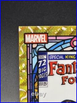 2025 Topps Chrome Marvel FANTASTIC FOUR Diamond Anniversary Relic Gold /50 2025 Topps Chrome Marvel FANTASTIC FOUR Diamond Anniversary Relic Gold /50