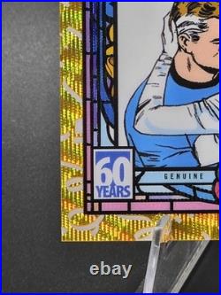2025 Topps Chrome Marvel FANTASTIC FOUR Diamond Anniversary Relic Gold /50 2025 Topps Chrome Marvel FANTASTIC FOUR Diamond Anniversary Relic Gold /50
