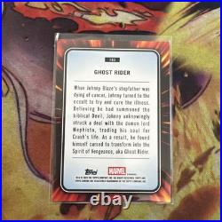 2025 Topps Chrome Marvel Ghost Rider #183 Orange Lava Refractor 22/25