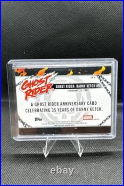 2025 Topps Chrome Marvel Ghost Rider Shadowbox Black /10 Mint