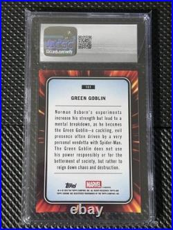 2025 Topps Chrome Marvel Green Goblin Orange Lava Refractor /25 SSP 2025 Topps Chrome Marvel Green Goblin Orange Lava Refractor /25 SSP