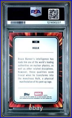 2025 Topps Chrome Marvel Hulk Yellow Lava Refractor PSA 10 #128 POP 1 2025 Topps Chrome Marvel Hulk Yellow Lava Refractor PSA 10 #128 POP 1