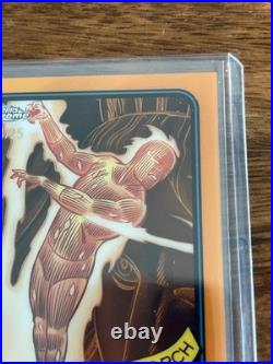 2025 Topps Chrome Marvel Human Torch True Orange Color match 14/25 2025 Topps Chrome Marvel Human Torch True Orange Color match 14/25