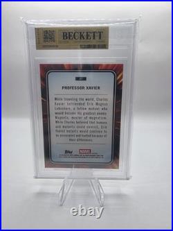2025 Topps Chrome Marvel Ironman Refrac #27 Prof X Signed James Mcavoy /100