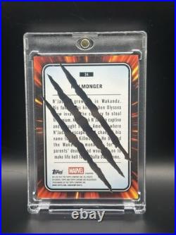 2025 Topps Chrome Marvel Killmonger Steel Clawed Refractor #/20 Black Panther