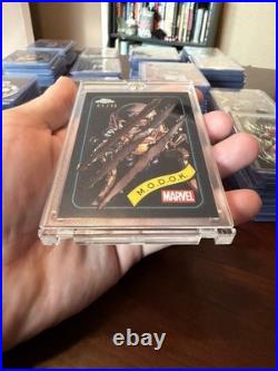 2025 Topps Chrome Marvel M. O. D. O. K. Wolverine Adamantium Clawed Black Chrome /10