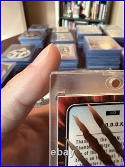 2025 Topps Chrome Marvel M. O. D. O. K. Wolverine Adamantium Clawed Black Chrome /10