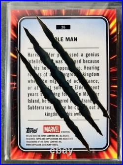 2025 Topps Chrome Marvel Mole Man Clawed Chrome Black /10 ULTRA RARE SSP