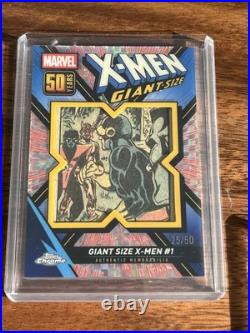 2025 Topps Chrome Marvel Relic From Giant-Size X-Men 1 X-fractor 25/50 #XGS-1 2025 Topps Chrome Marvel Relic From Giant-Size X-Men 1 X-fractor 25/50 #XGS-1