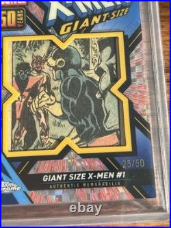 2025 Topps Chrome Marvel Relic From Giant-Size X-Men 1 X-fractor 25/50 #XGS-1 2025 Topps Chrome Marvel Relic From Giant-Size X-Men 1 X-fractor 25/50 #XGS-1