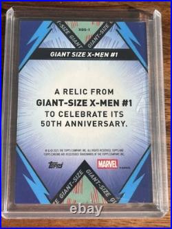 2025 Topps Chrome Marvel Relic From Giant-Size X-Men 1 X-fractor 25/50 #XGS-1 2025 Topps Chrome Marvel Relic From Giant-Size X-Men 1 X-fractor 25/50 #XGS-1